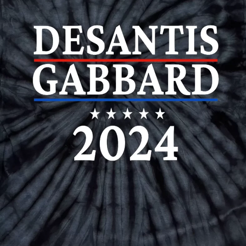 Ron Desantis Tulsi Gabbard Presidential Election 2024 Premium Tie-Dye T-Shirt