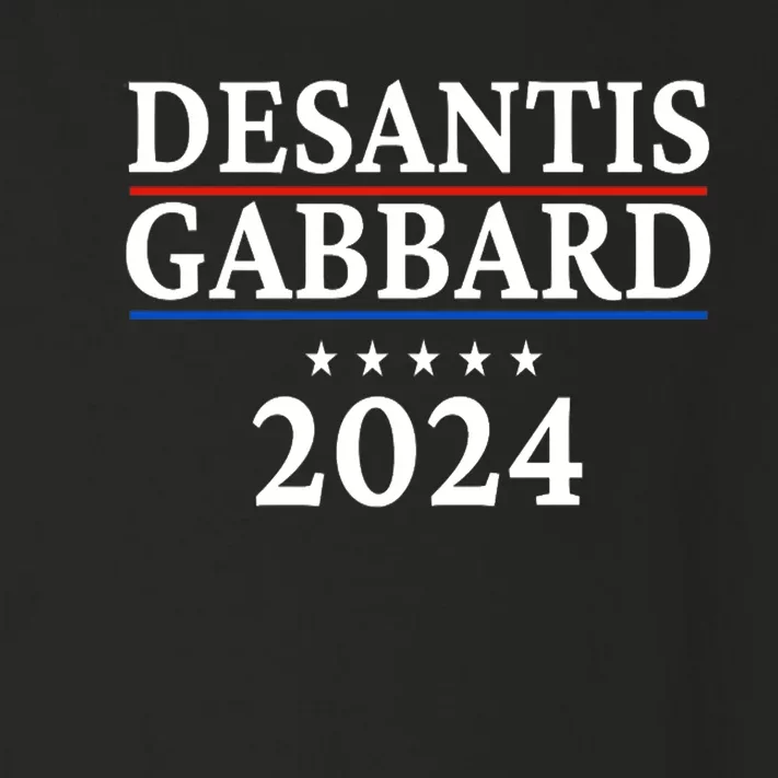 Ron Desantis Tulsi Gabbard Presidential Election 2024 Premium Toddler Long Sleeve Shirt