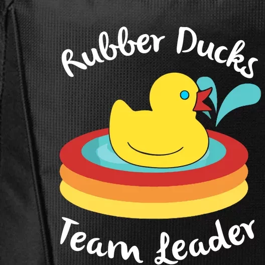 Rubber Ducks Team Leader Water Play Time City Backpack