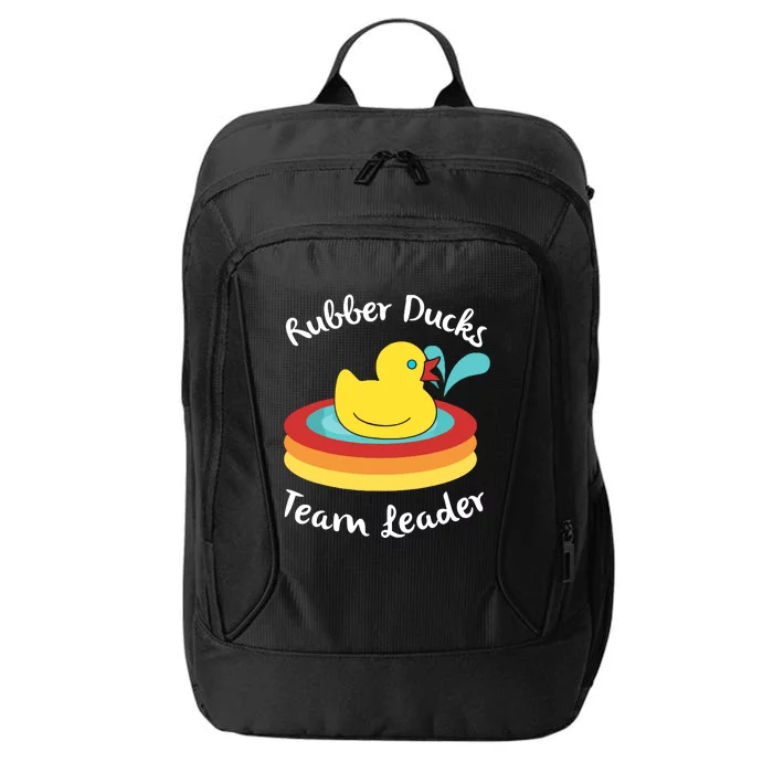 Rubber Ducks Team Leader Water Play Time City Backpack