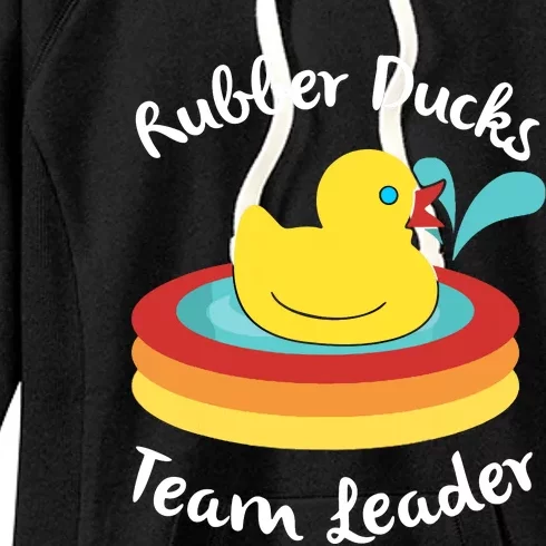 Rubber Ducks Team Leader Water Play Time Women's Fleece Hoodie