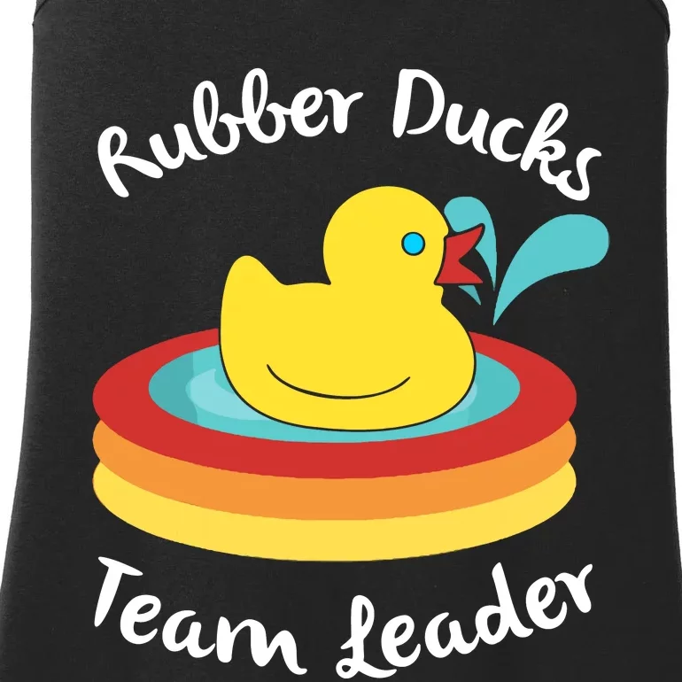 Rubber Ducks Team Leader Water Play Time Ladies Essential Tank