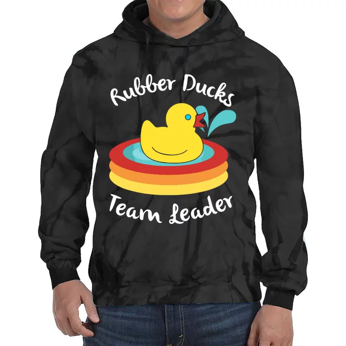 Rubber Ducks Team Leader Water Play Time Tie Dye Hoodie