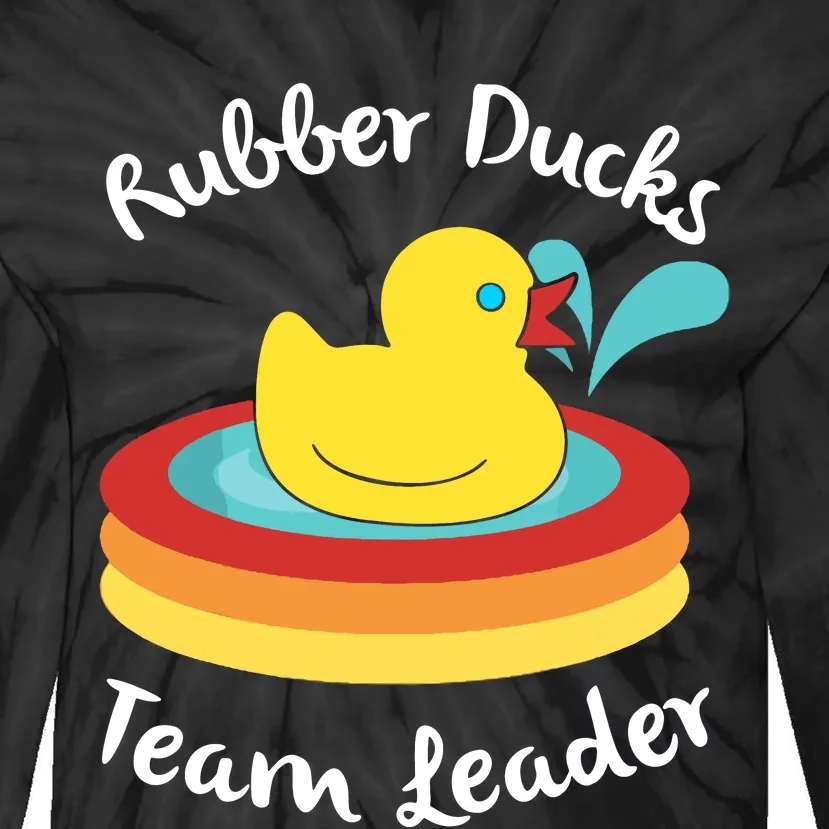 Rubber Ducks Team Leader Water Play Time Tie-Dye Long Sleeve Shirt