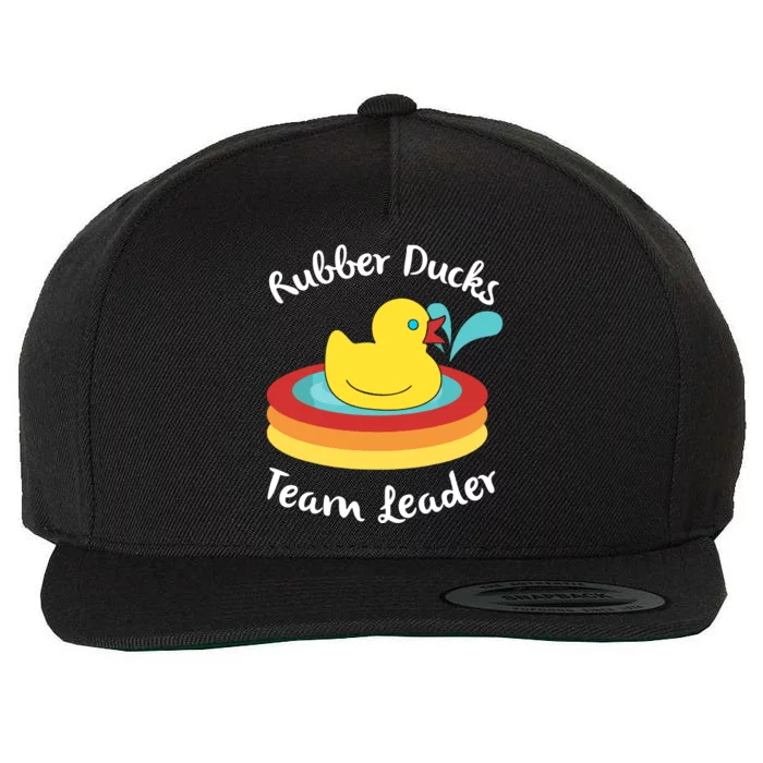 Rubber Ducks Team Leader Water Play Time Wool Snapback Cap