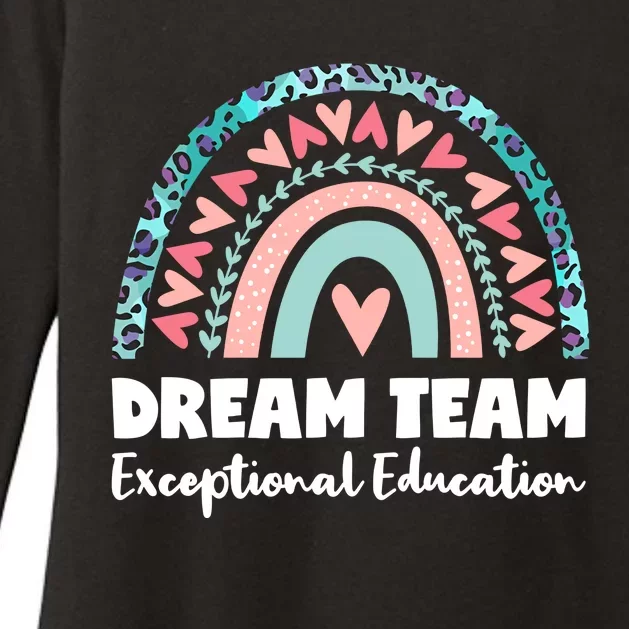 Rainbow Dream Team Exceptional Education Womens CVC Long Sleeve Shirt