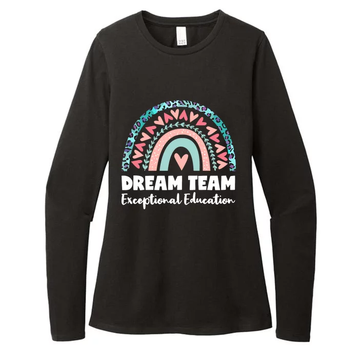 Rainbow Dream Team Exceptional Education Womens CVC Long Sleeve Shirt