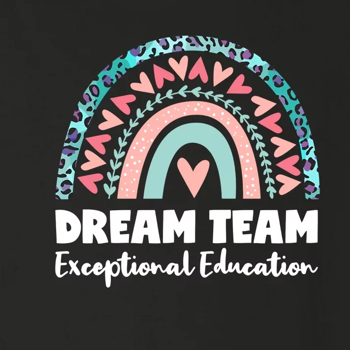 Rainbow Dream Team Exceptional Education Toddler Long Sleeve Shirt