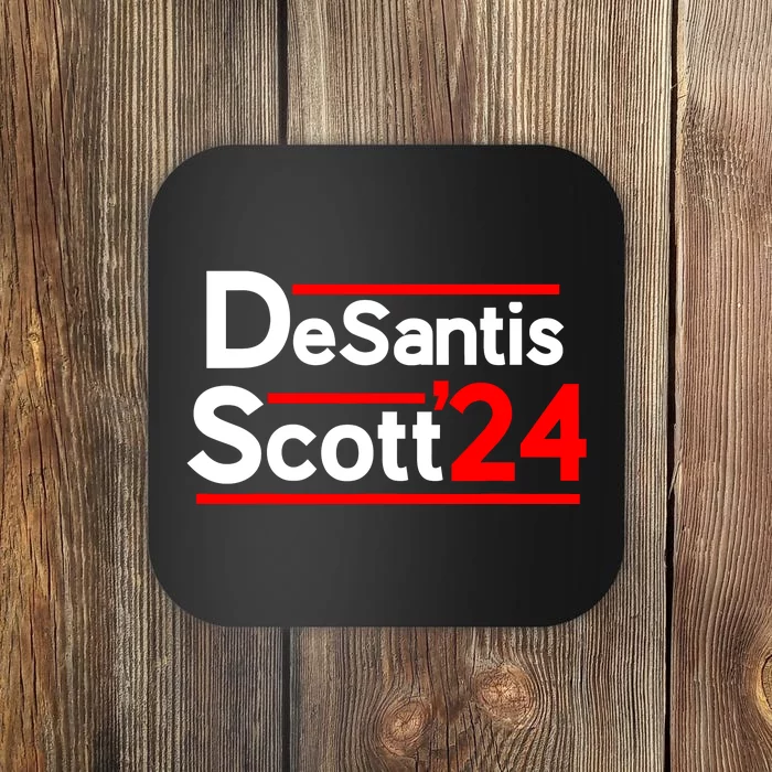 Ron DeSantis Tim Scott 2024 For President Coaster