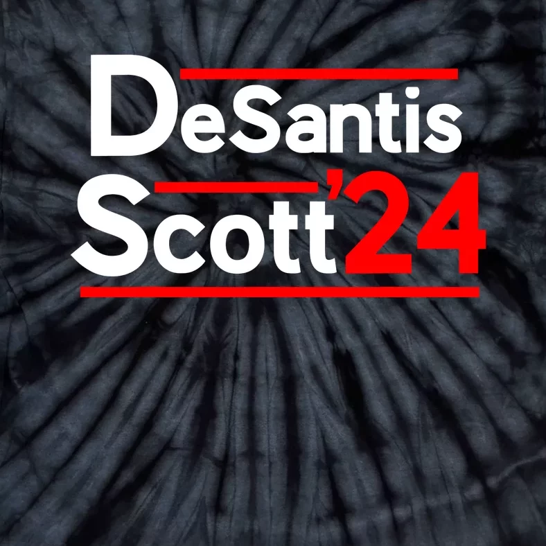 Ron DeSantis Tim Scott 2024 For President Tie-Dye T-Shirt