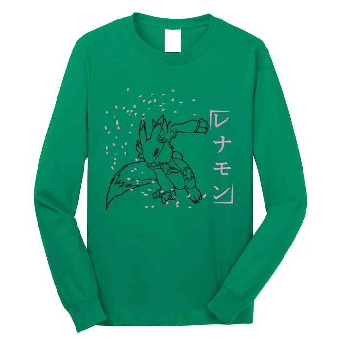 Renamon Digimon Tamers Long Sleeve Shirt