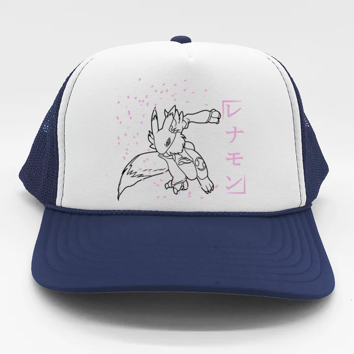 Renamon Digimon Tamers Trucker Hat