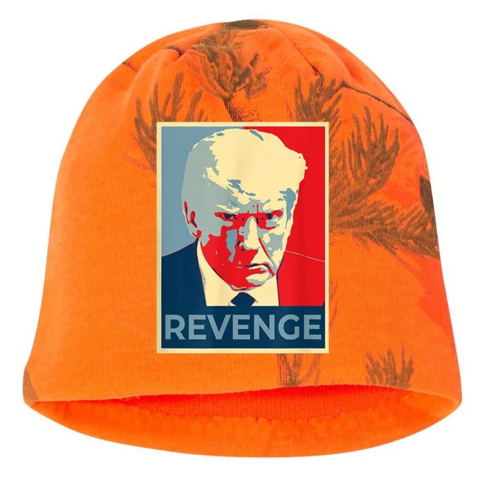 Revenge Donald Trump Retro Kati - Camo Knit Beanie