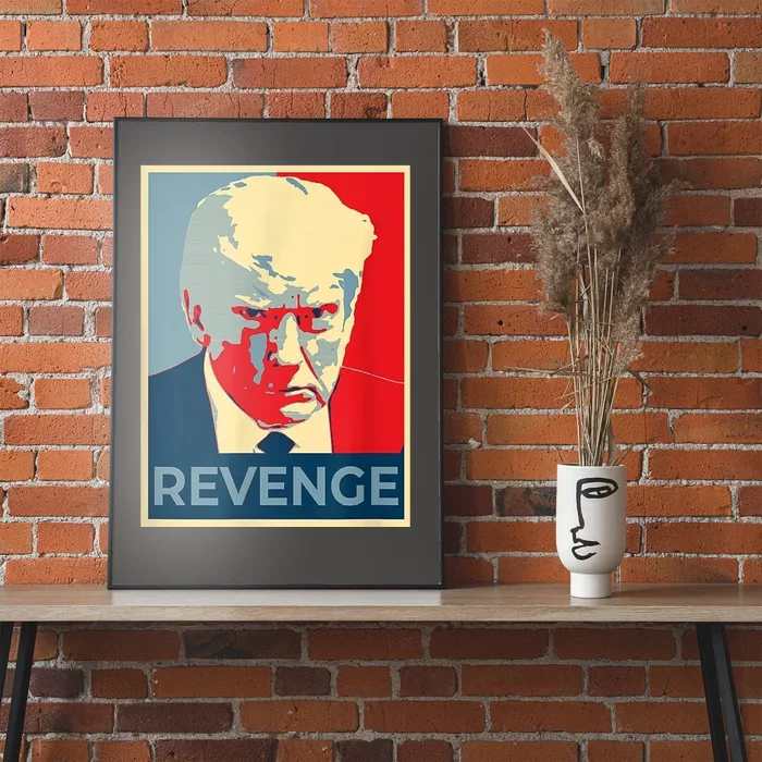 Revenge Donald Trump Retro Poster