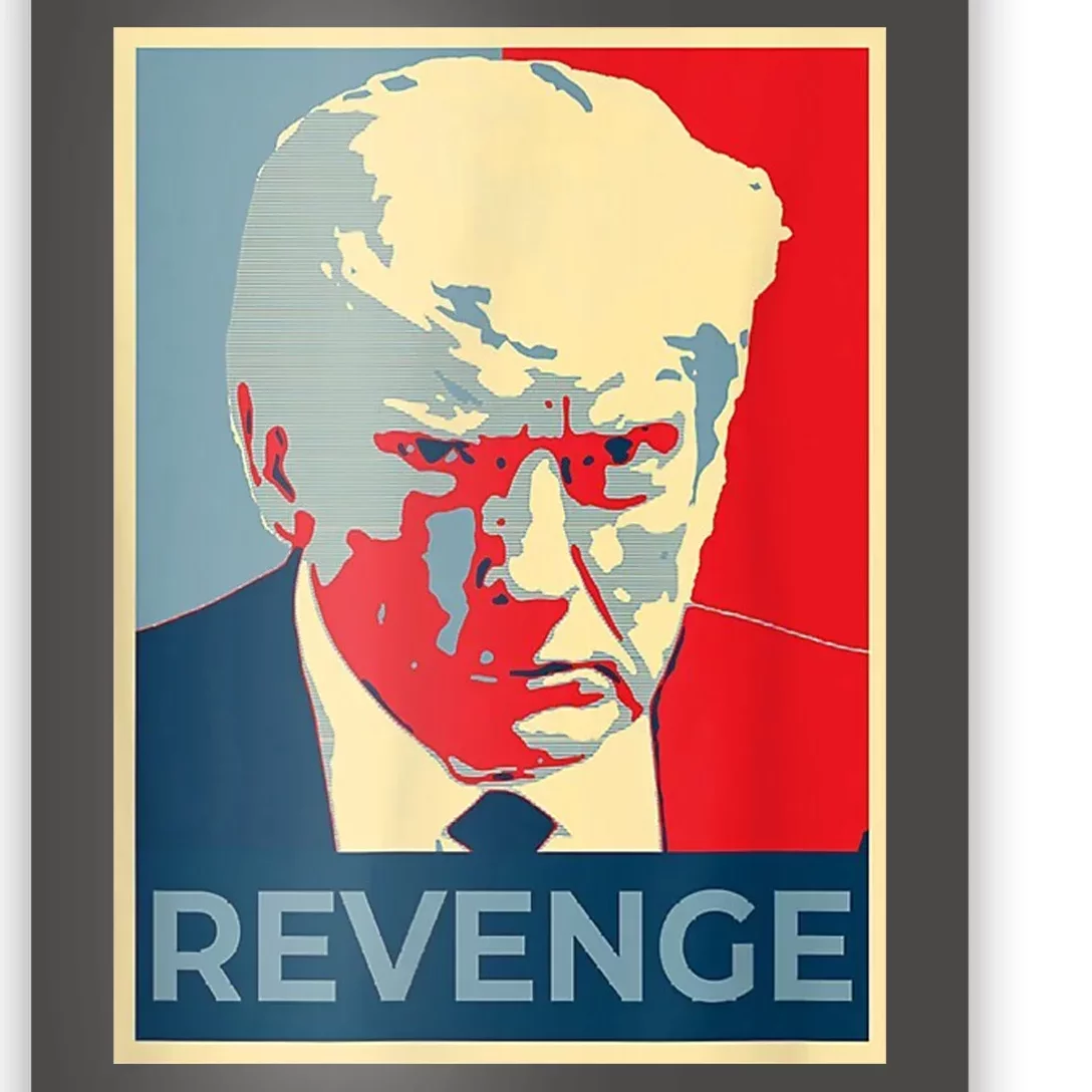 Revenge Donald Trump Retro Poster