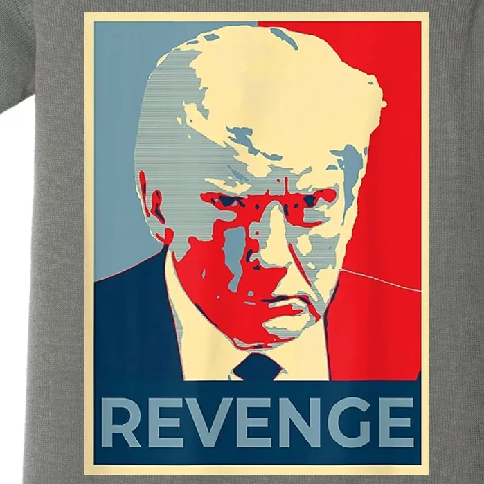 Revenge Donald Trump Retro Baby Bodysuit