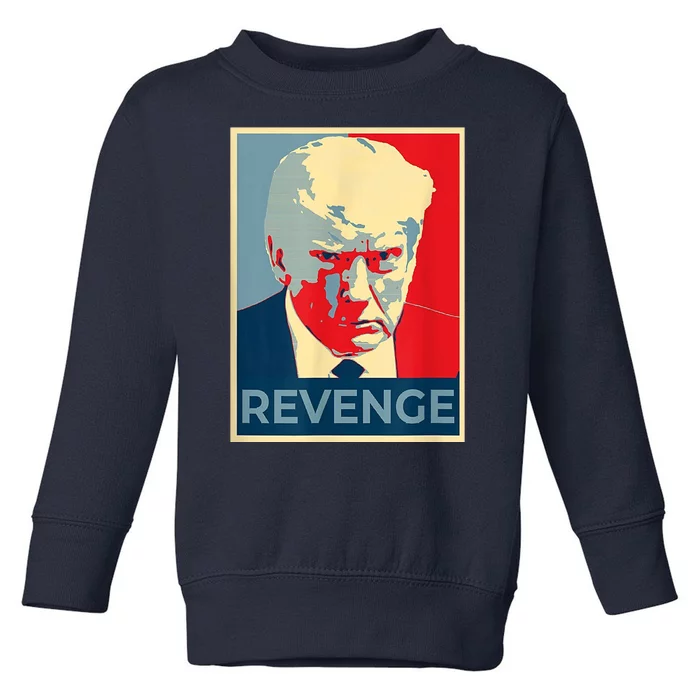 Revenge Donald Trump Retro Toddler Sweatshirt