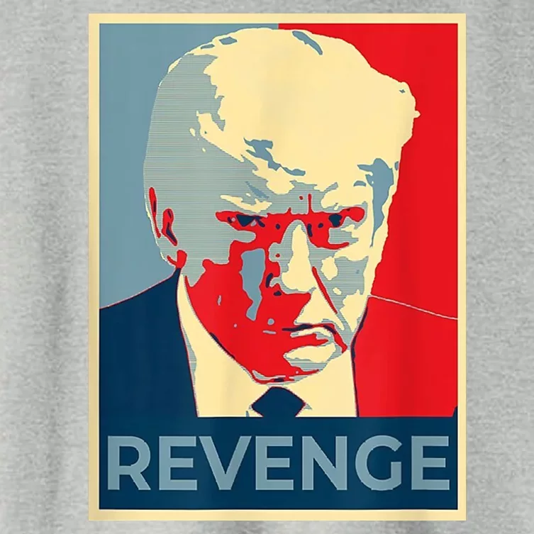 Revenge Donald Trump Retro Women's Crop Top Tee