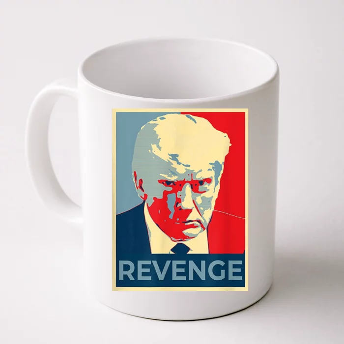 The Election Is Flat Mug With Color Inside