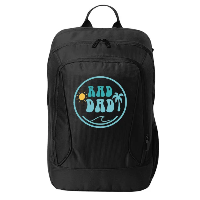 Rad Dad The Big One 1st Birthday Surf Family City Backpack