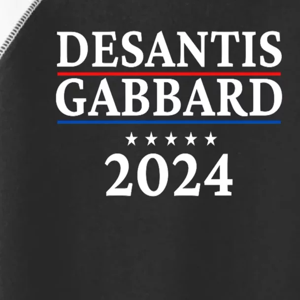 Ron Desantis Tulsi Gabbard President Election 2024 Toddler Fine Jersey T-Shirt