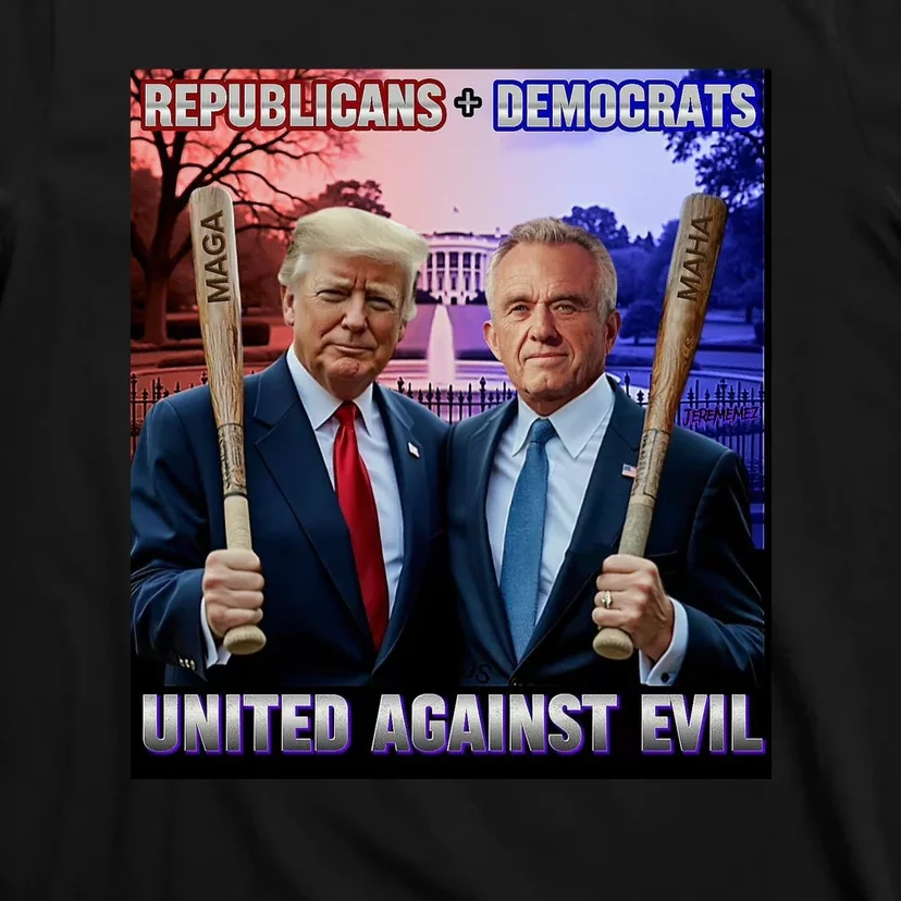 Republican Democrats United Against Evil Trump Kennedy T-Shirt