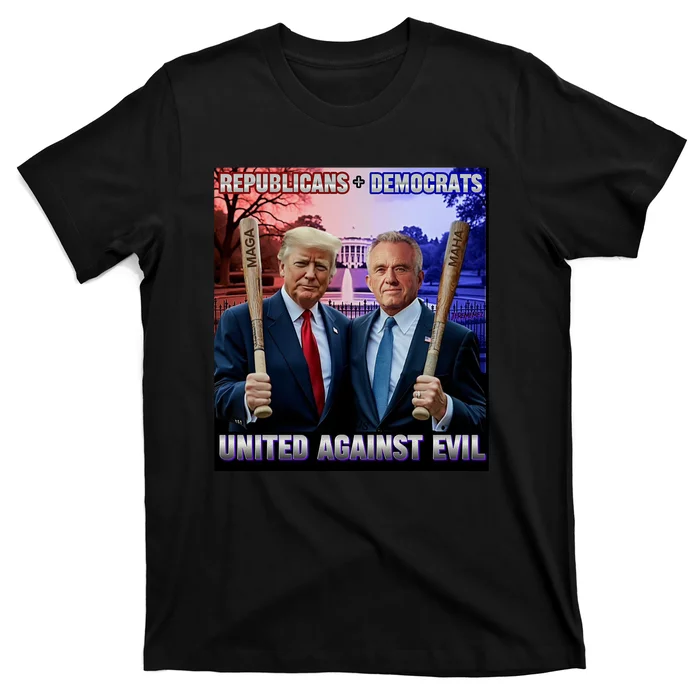 Republican Democrats United Against Evil Trump Kennedy T-Shirt