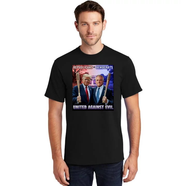 Republican Democrats United Against Evil Trump Kennedy Tall T-Shirt