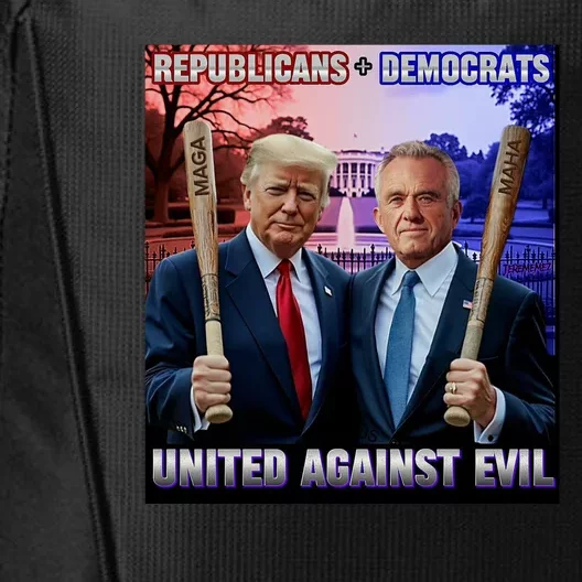 Republican Democrats United Against Evil Trump Kennedy City Backpack