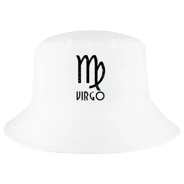 Retro Distressed Virgo Zodiac Sign Birthday Gift Cool Comfort Performance Bucket Hat