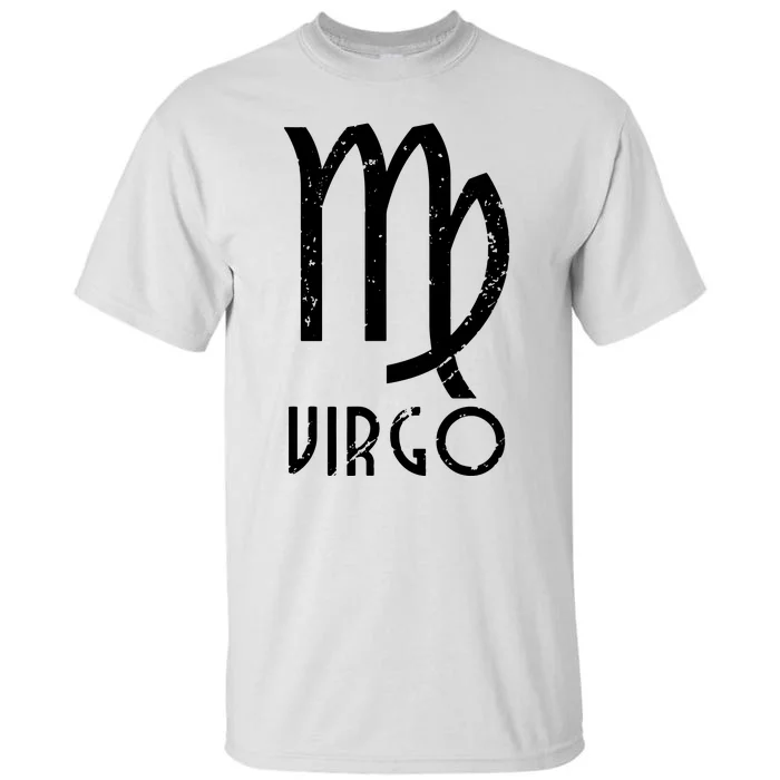 Retro Distressed Virgo Zodiac Sign Birthday Gift Tall T-Shirt