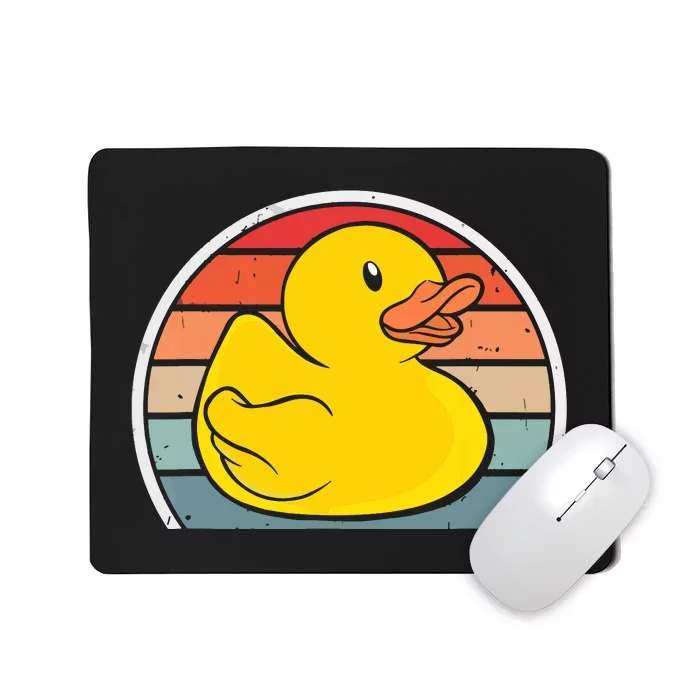 Rubber Duck Vintage Rubber Duckie Retro Mousepad