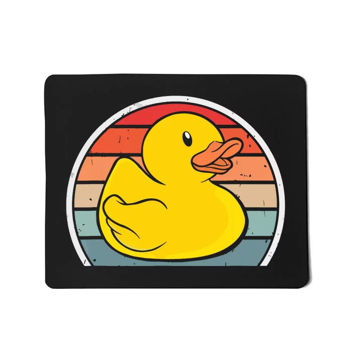 Rubber Duck Vintage Rubber Duckie Retro Mousepad