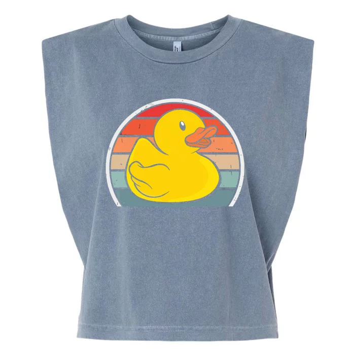 Rubber Duck Vintage Rubber Duckie Retro Garment-Dyed Women's Muscle Tee