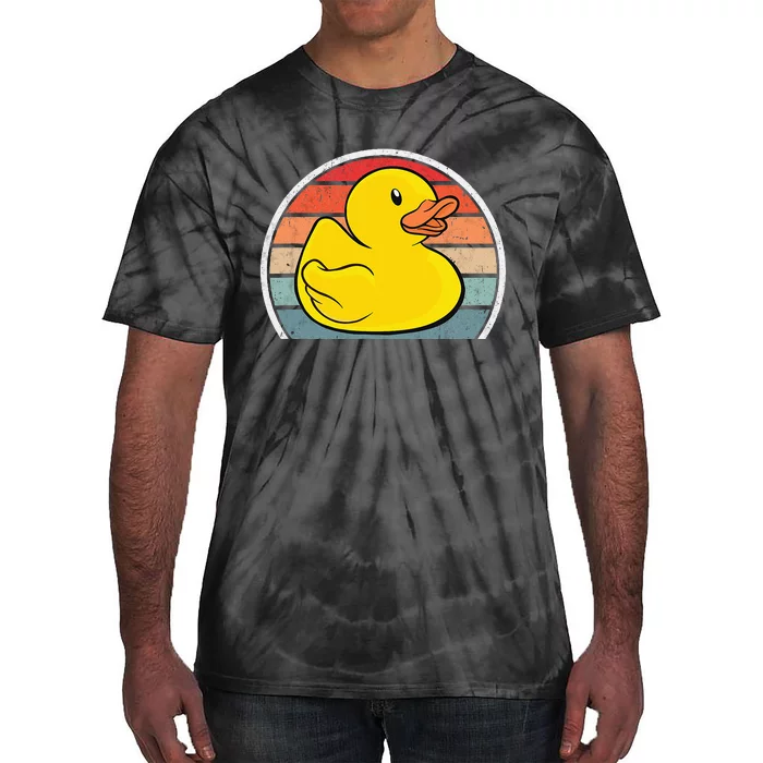 Rubber Duck Vintage Rubber Duckie Retro Tie-Dye T-Shirt