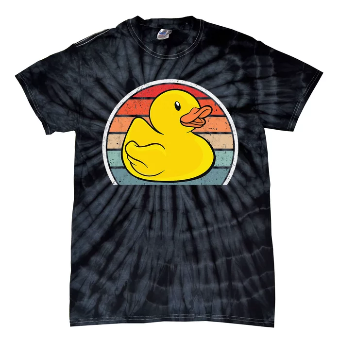 Rubber Duck Vintage Rubber Duckie Retro Tie-Dye T-Shirt