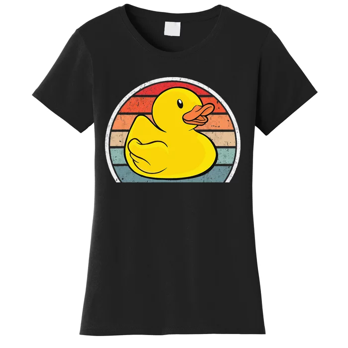 Rubber Duck Vintage Rubber Duckie Retro Women's T-Shirt