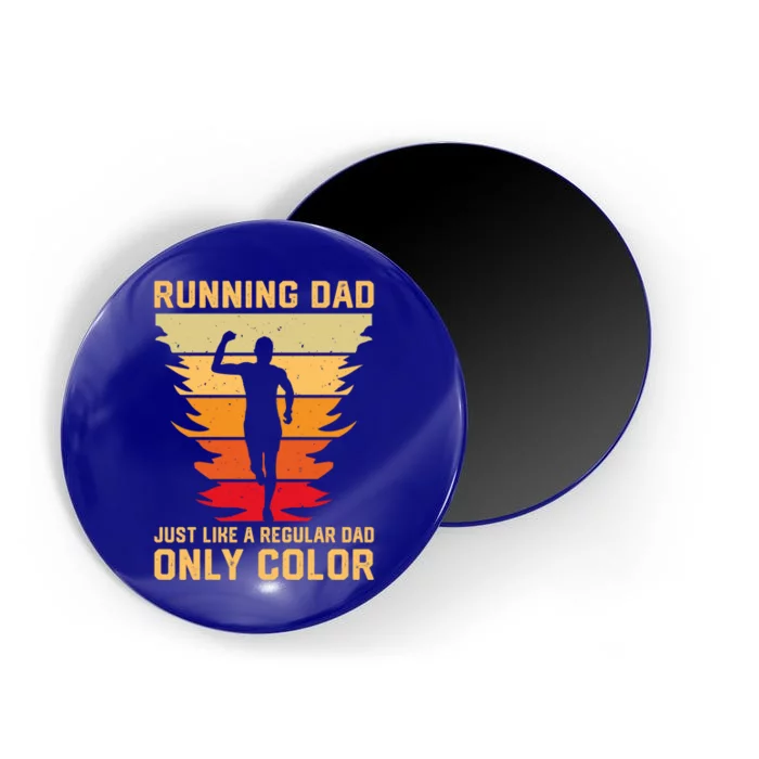 Running Dad Vintage Funny Marathon Runner FatherS Day Gift Magnet