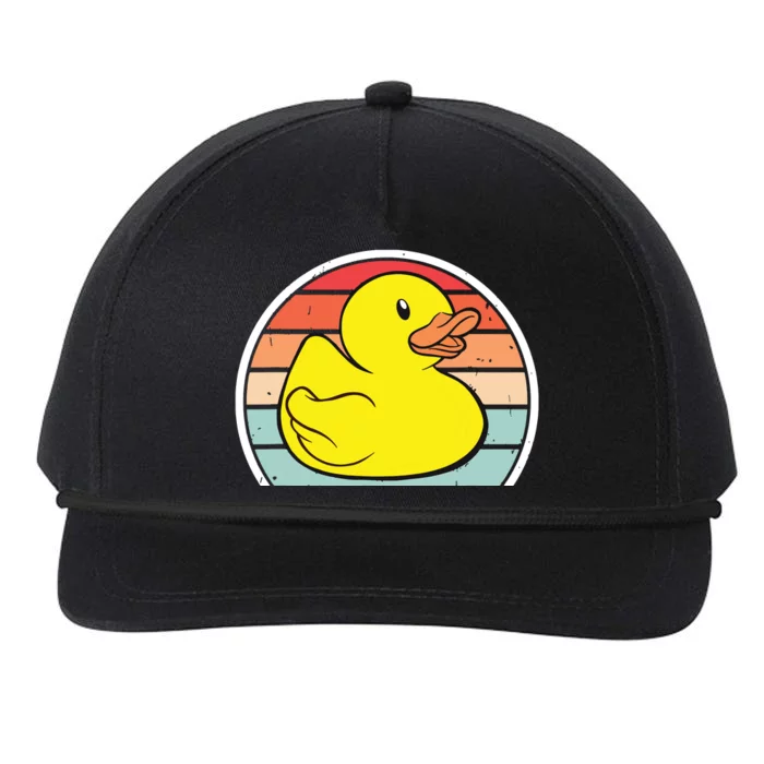 Rubber Duck Vintage Rubber Duckie Retro Snapback Five-Panel Rope Hat