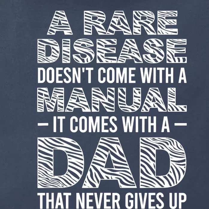 Rare Disease Warrior Dad Rare Disease Awareness Father Zip Tote Bag