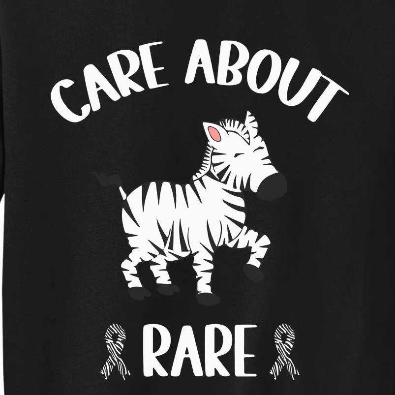 Rare Disease Warrior Care About Rare Tall Sweatshirt