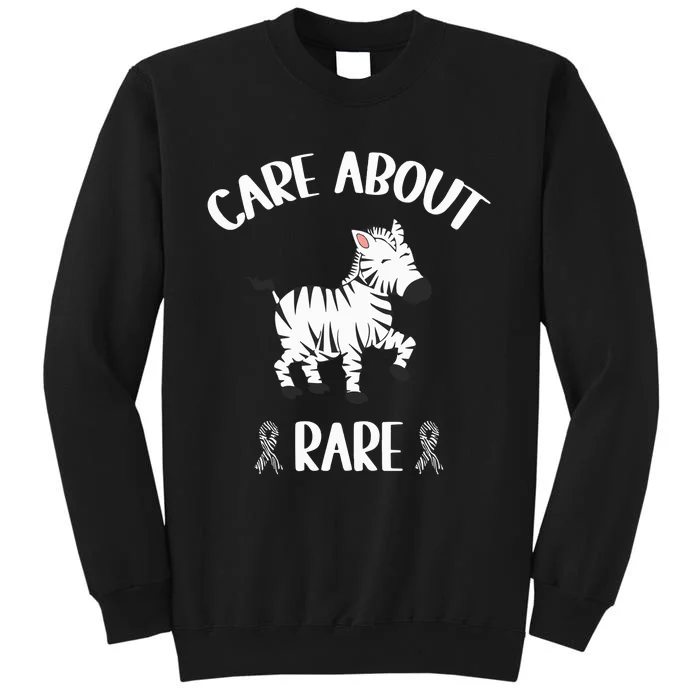 Rare Disease Warrior Care About Rare Tall Sweatshirt