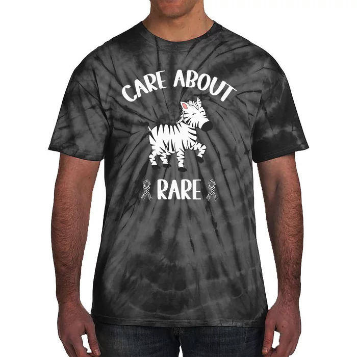 Rare Disease Warrior Care About Rare Tie-Dye T-Shirt