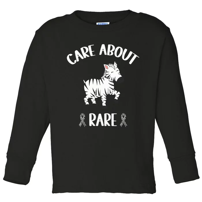 Rare Disease Warrior Care About Rare Toddler Long Sleeve Shirt