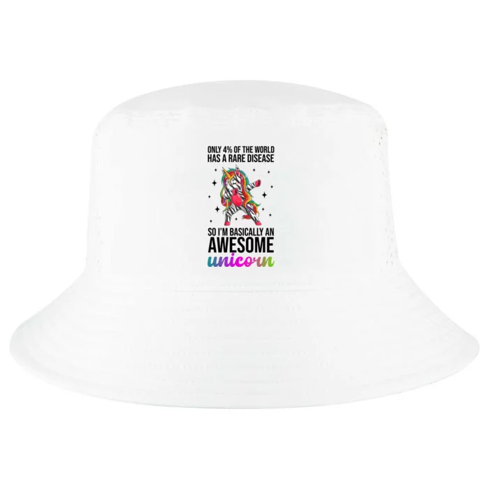 Rare Disease Warrior Unicorn Awareness Cool Comfort Performance Bucket Hat