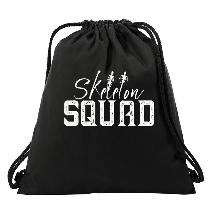 Radiology Department XRay Tech Skeleton Squad Drawstring Bag