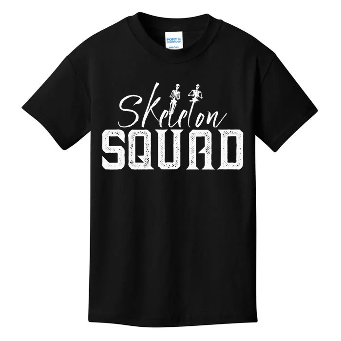 Radiology Department XRay Tech Skeleton Squad Kids T-Shirt