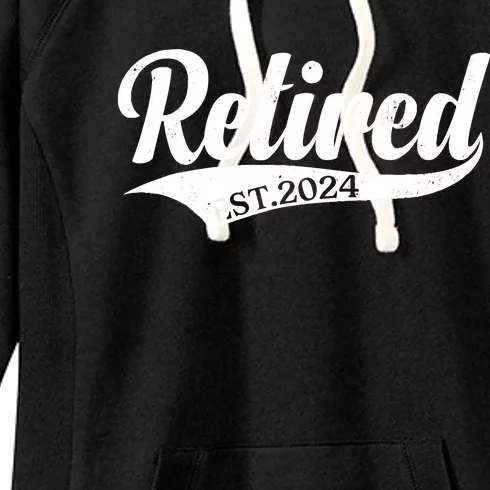 Retired Est. 2024 Retirement Women's Fleece Hoodie