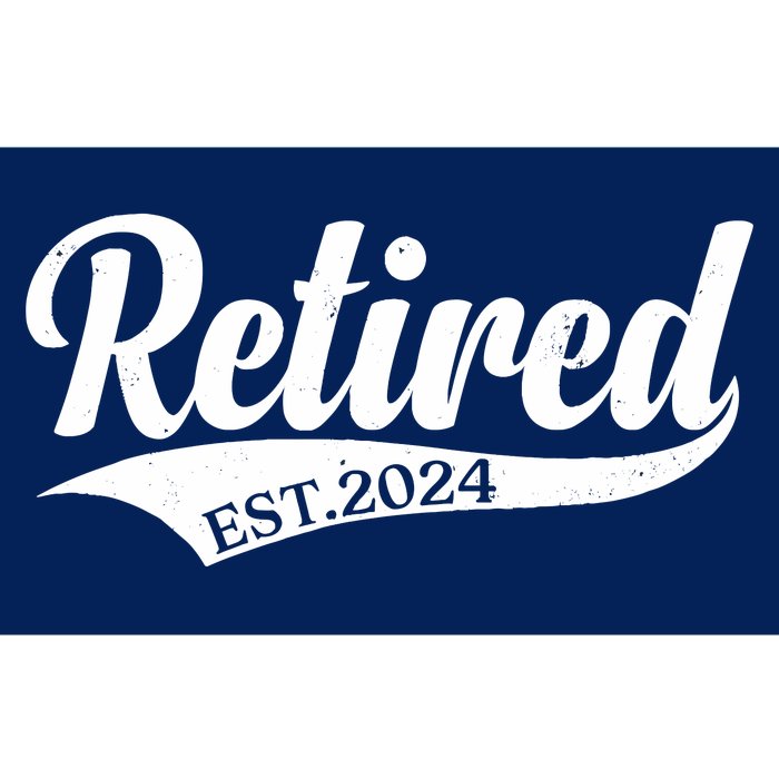 Retired Est. 2024 Retirement Bumper Sticker