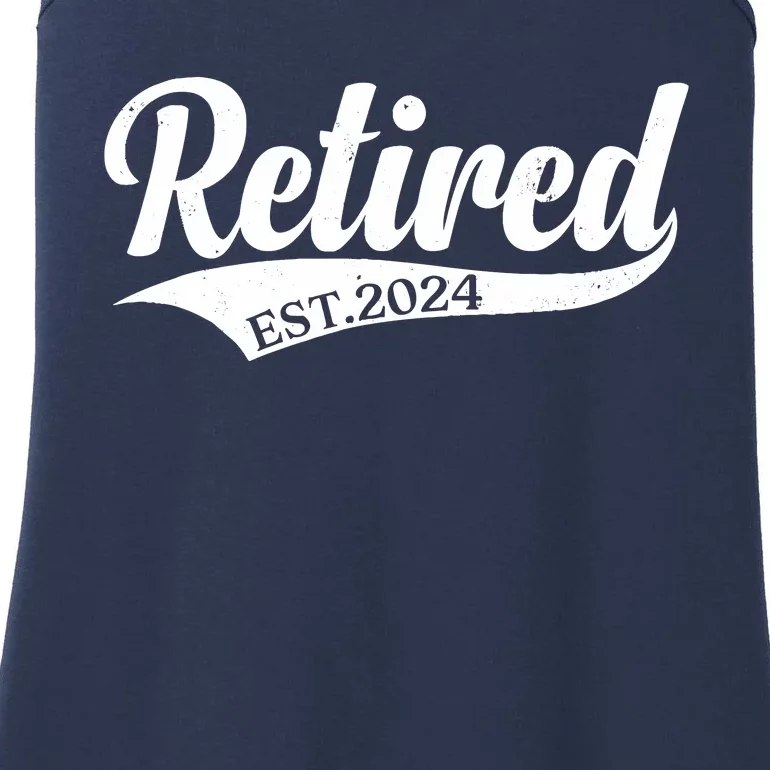 Retired Est. 2024 Retirement Ladies Essential Tank